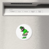 Mooning Leprechaun Magnet (In Situ (Geschirrspüler))