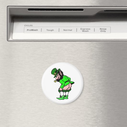 Mooning Leprechaun Magnet (In Situ (Geschirrspüler))