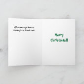 Mooning Santa Feiertagskarte (Innenseite)