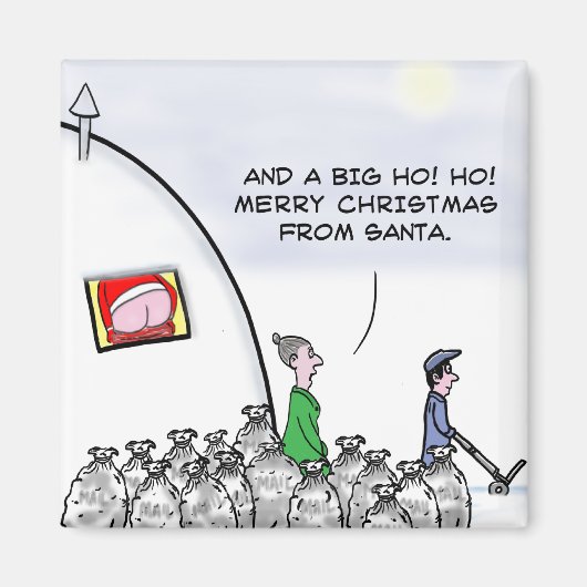 Mooning Santa Magnet (Vorne)