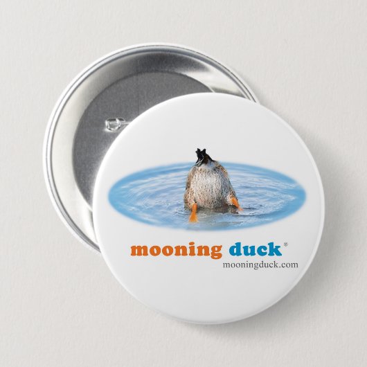 Mooningduck Logo-Button Button (Vorne & Hinten)
