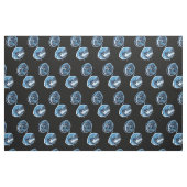 MoonJellyfish Aquarellkunst Stoff (Fat Quarter (45,7 x 55,9 cm))