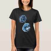 MoonJellyfish Aquarellkunst T-Shirt (Vorderseite)