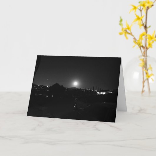 MOONLIGHT #1 KARTE (Gelbe Blume)