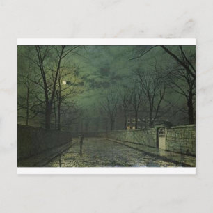 Moonlight After Rain von John Atkinson Grimshaw Postkarte