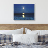 MOONLIGHT am STRAND Leinwanddruck (Insitu (Schlafzimmer))