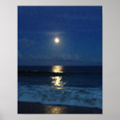 MOONLIGHT am STRAND Poster (Vorne)