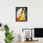 Moonlight Angel Poster (Heimbüro)