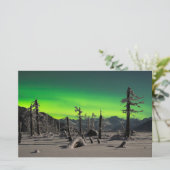 Moonlight Aurora Briefpapier (Stehend Vorderseite)