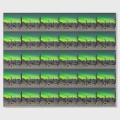 Moonlight Aurora Geschenkpapier (Flach)