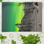 Moonlight Aurora Geschirrtuch (Gefaltet)