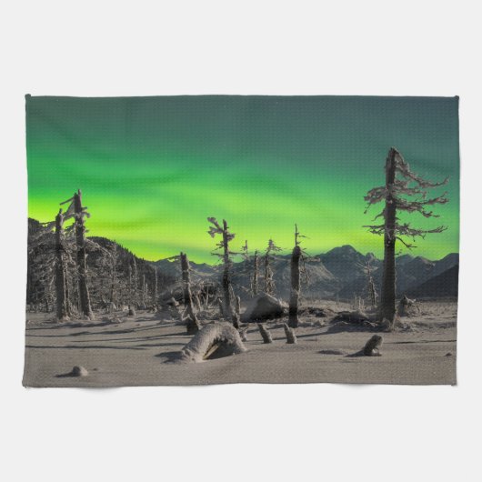 Moonlight Aurora Geschirrtuch (Horizontal)