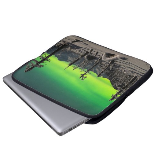 Moonlight Aurora Laptopschutzhülle (Vorne Knopf)