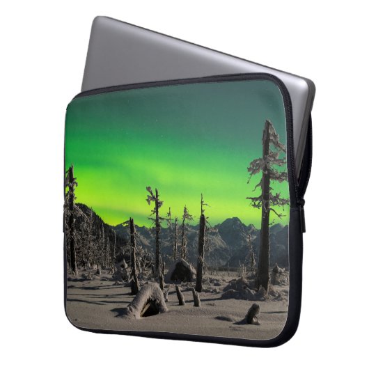 Moonlight Aurora Laptopschutzhülle (Vorderseite Links)