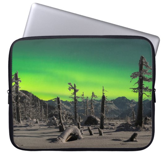 Moonlight Aurora Laptopschutzhülle (Vorderseite)