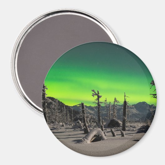 Moonlight Aurora Magnet (Vorderseite/Rückseite)