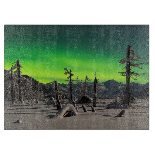 Moonlight Aurora Schneidebrett (Vorderseite)