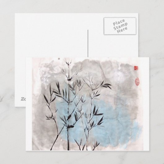 Moonlight Bamboo Postkarte (Vorne/Hinten)