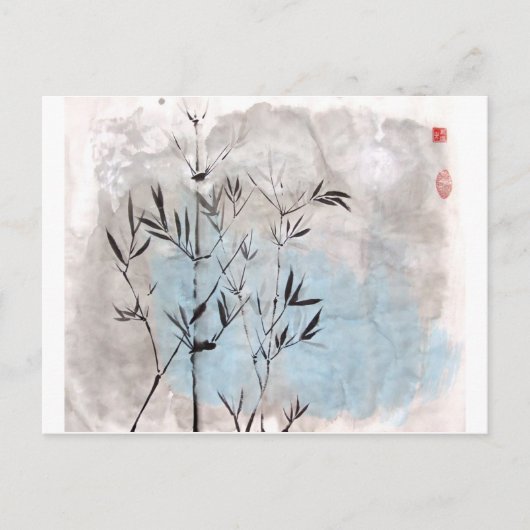 Moonlight Bamboo Postkarte (Vorderseite)