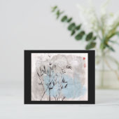 Moonlight Bamboo Postkarte (Stehend Vorderseite)