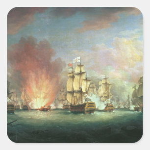 Moonlight Battle: Die Schlacht um Cape St Quadratischer Aufkleber