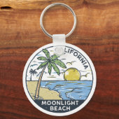 Moonlight Beach San Diego California Schlüsselanhänger (Vorderseite)