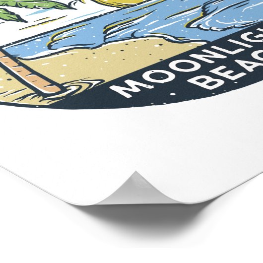 Moonlight Beach San Diego Kalifornien Poster (Ecke)