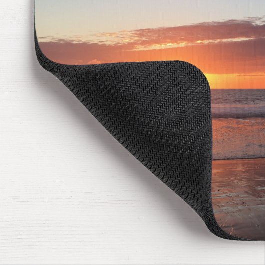 Moonlight Beach Sunset Mousepad (Ecke)