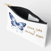 Moonlight Blue Butterfly - custom Zubehörtasche (Offen)