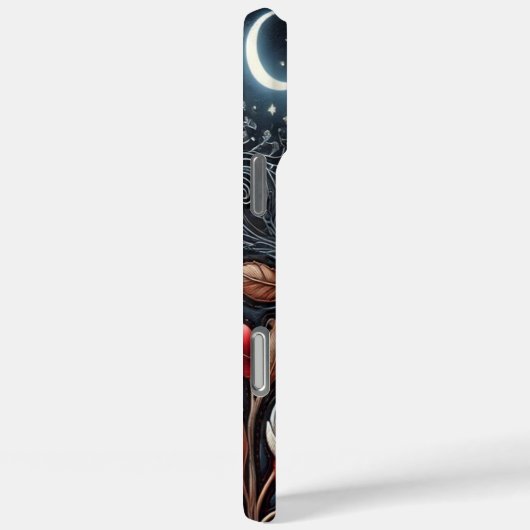 Moonlight Blühende Kirschbaumgestaltung Case-Mate iPhone Hülle (Rückseite / Rechts)