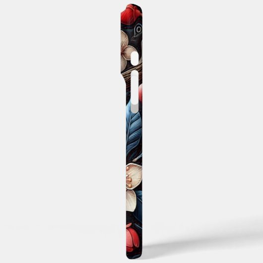 Moonlight Blühende Kirschbaumgestaltung Case-Mate iPhone Hülle (Rückseite / Links)