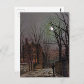 Moonlight by John Atkinson Grimshaw Postkarte (Vorne/Hinten)
