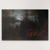 Moonlight Camp, Albert Bierstadt Puzzle (Horizontal)