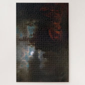 Moonlight Camp, Albert Bierstadt Puzzle (Vertikal)