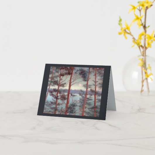 Moonlight Card Cedar View Karte (Gelbe Blume)