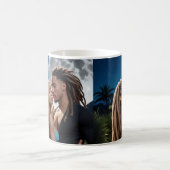 Moonlight Couple Love Mug – Romantic Digital Art Kaffeetasse (Mittel)