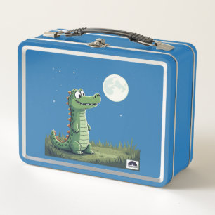 Moonlight Croc's Happy Box Metall Brotdose