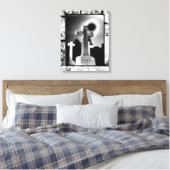 Moonlight Cross Leinwanddruck (Insitu (Schlafzimmer))