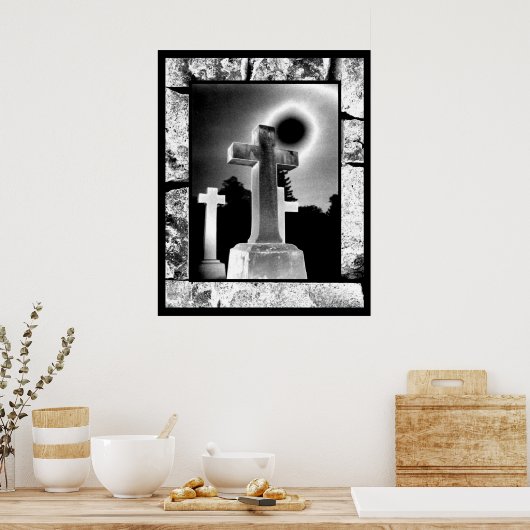 Moonlight Cross Poster (Küche)