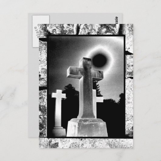 Moonlight Cross Postkarte (Vorne/Hinten)