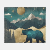 Moonlight-Design Fleecedecke (Vorderseite (Horizontal))