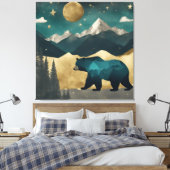 Moonlight-Design Leinwanddruck (Insitu (Schlafzimmer))