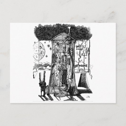 Moonlight Design Postkarte (Vorderseite)