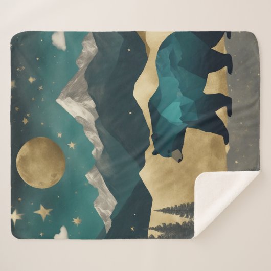 Moonlight-Design Sherpadecke (Vorderseite (Horizontal))