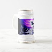 Moonlight Dolphin Bierglas (Vorderseite Links)