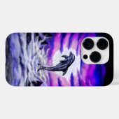 Moonlight Dolphin Case-Mate iPhone Hülle (Rückseite (Horizontal))