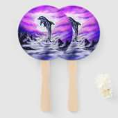 Moonlight Dolphin Fächer (Vorne und Hinten)
