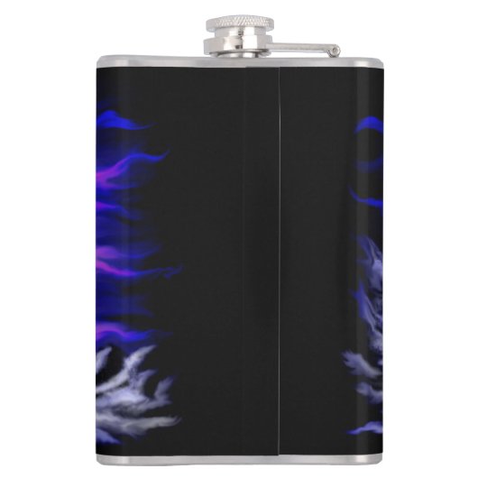 Moonlight Dolphin Flachmann (Rückseite)