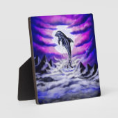 Moonlight Dolphin Fotoplatte (Vorderseite)