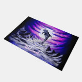 Moonlight Dolphin Fußmatte (Schrägansicht)